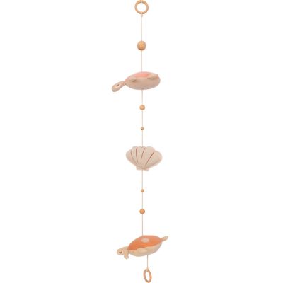 Mobile d'activités sensorielle Marine tortue rose