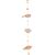 Variation Rose, écru, orange du produit Mobile d'activités sensorielle Marine tortue rose de la marque L'oiseau bateau