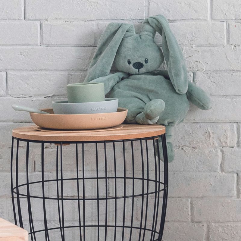 Coffret repas en silicone sable-vert (4 pièces) - Reconditionné Nattou Produit 2