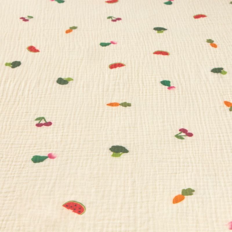 Lange fruit et légumes en coton bio (75x75 cm) Oli & Carol Produit 3