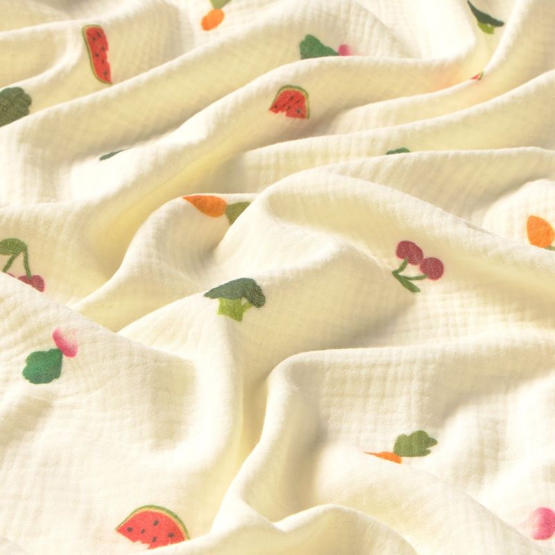 Lange fruit et légumes en coton bio (75x75 cm) Oli & Carol Ambiance 4