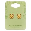 Boucles d'oreilles Panda (Plaqué or 18 carats) Mava Packaging 2