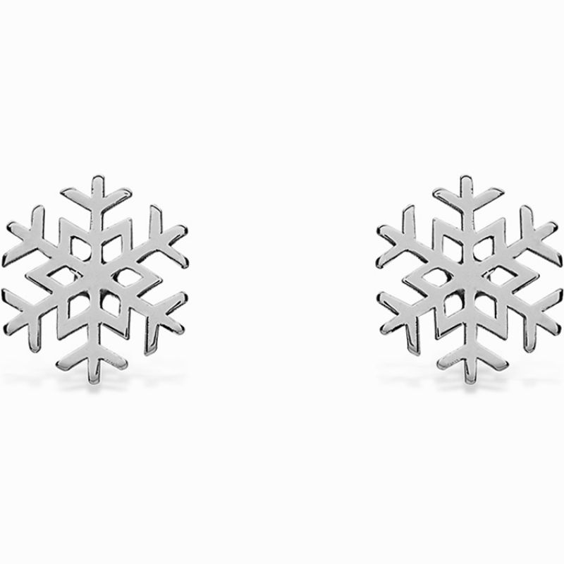 Boucles d'oreilles Life flocon (argent 925°) Coquine