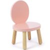 Lot de 2 petites chaises Ovaline roses  par Pioupiou et Merveilles
