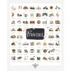 Affiche Provence (40 x 50 cm)  par Les Petites Dates