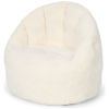 Pouf bouclette Soft White - Little Dutch