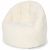 Variation Blanc cassé du produit Pouf bouclette Soft White de la marque Little Dutch