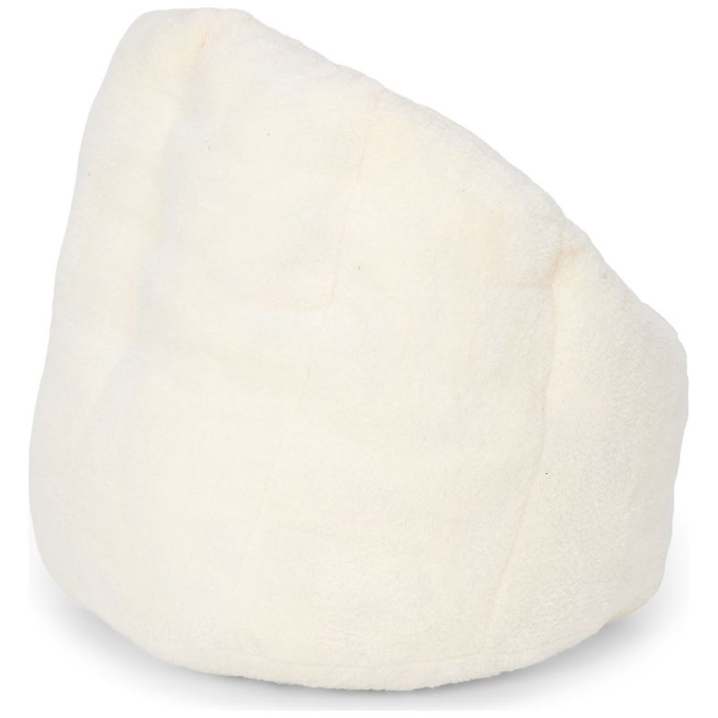 Pouf bouclette Soft White Little Dutch Produit 2