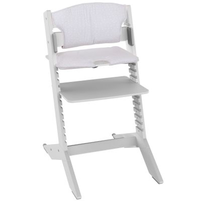 Chaise haute évolutive Nala Grise avec coussin