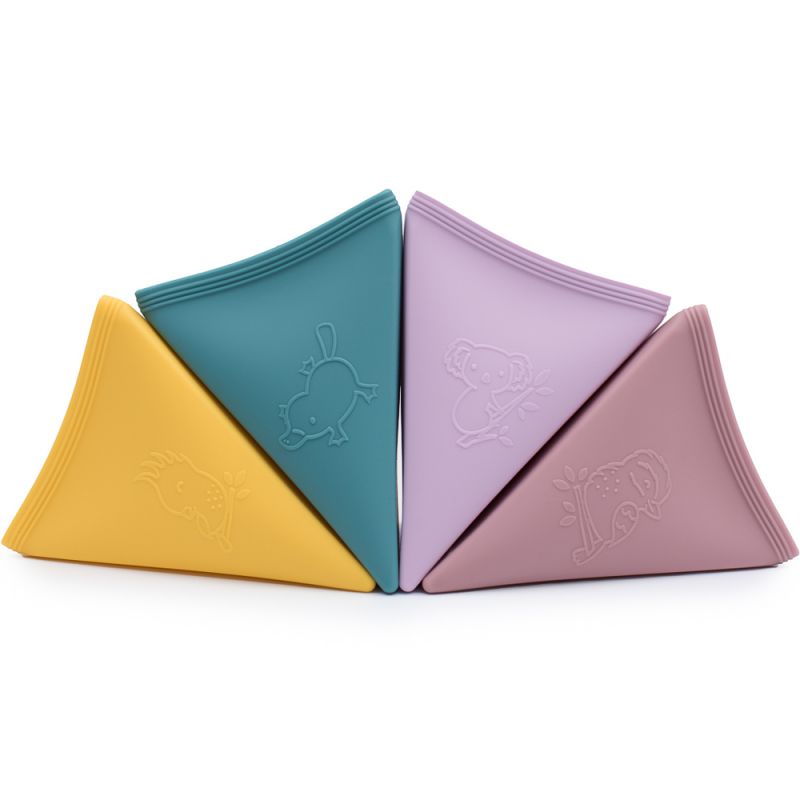 Lot de 4 moules à glace Berlingots Pastel Pop We Might Be Tiny