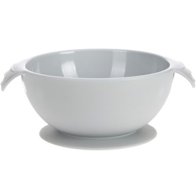 Bol à ventouse en silicone gris Lässig