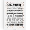 Affiche Chez Nounou (A3)  par La Poupette à paillettes
