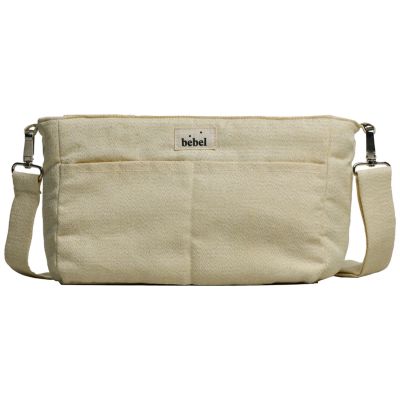 Mini organisateur de poussette Sorbet citron en coton irisé BEBEL
