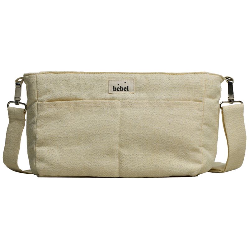 Mini organisateur de poussette Sorbet citron en coton irisé BEBEL Produit 1