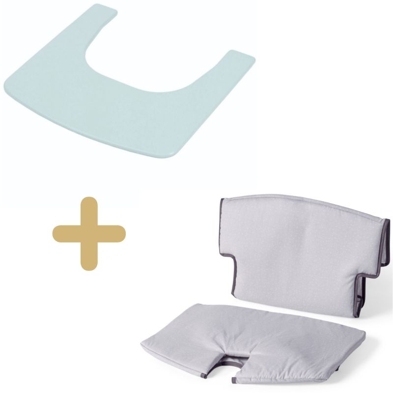 Pack tablette et coussin pour chaise haute Syt évolutive vert menthe Geuther Produit 1 grande taille