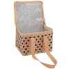 Sac de transport isotherme Cœurs Saumon Atelier Wagram Produit ouvert 2