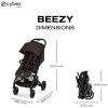 Poussette Compacte et Citadine Beezy 2026 Châssis Noir Chocolate Brown Cybex Produit 3