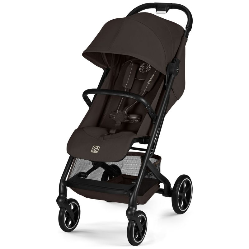 Poussette Compacte et Citadine Beezy 2026 Châssis Noir Chocolate Brown Cybex Produit 1