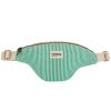 Sac banane Olivia Rayures Fines Vert Hindbag Produit 1
