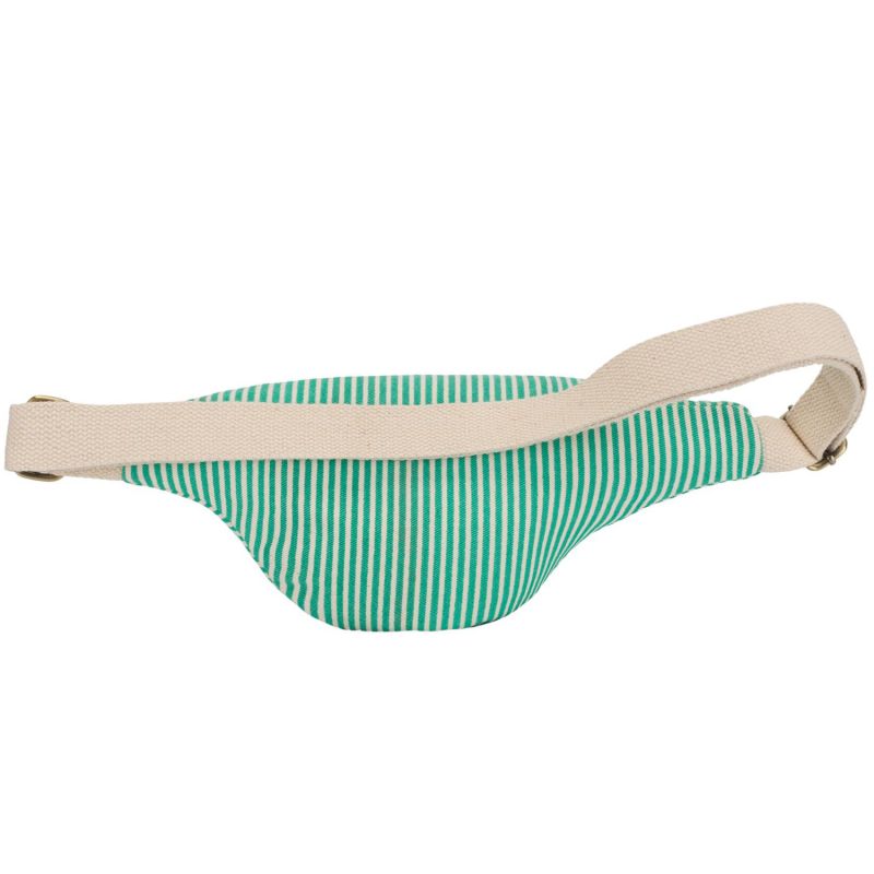 Sac banane Olivia Rayures Fines Vert Hindbag Produit 3