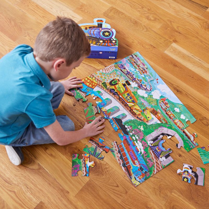 Puzzle Les trains (36 pièces) - Reconditionné Crocodile Creek Produit 4