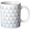 Mug triangles gris (personnalisable)  par Les Griottes
