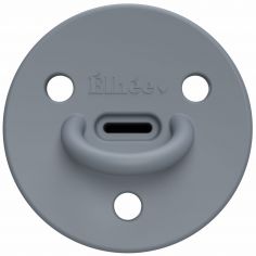 Sucette physiologique Choochoo Blue Grey (0-6 mois) - Elhée