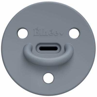 Sucette physiologique Choochoo Blue Grey (0-6 mois) Elhée