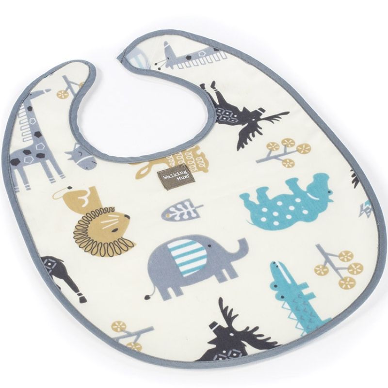 Bavoir plastifié Preschool Animaux Walking Mum