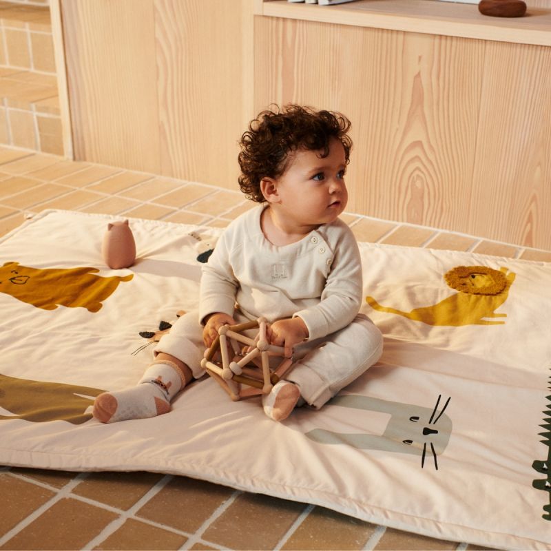 Balle de préhension 2 en 1 Annemette Mustard Multi Mix - Reconditionné Liewood Produit 2