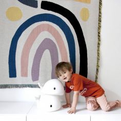 Veilleuse tactile baleine Moby (30 cm)