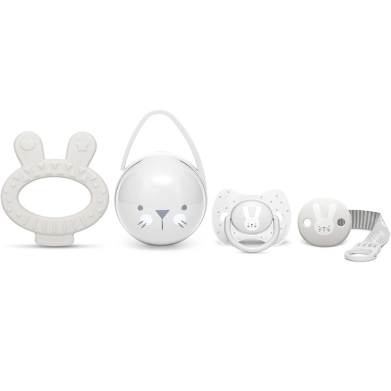 Coffret cadeau de naissance Hygge Baby lapin gris Suavinex
