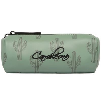 Trousse 1 compartiment Green Cactus Caméléon