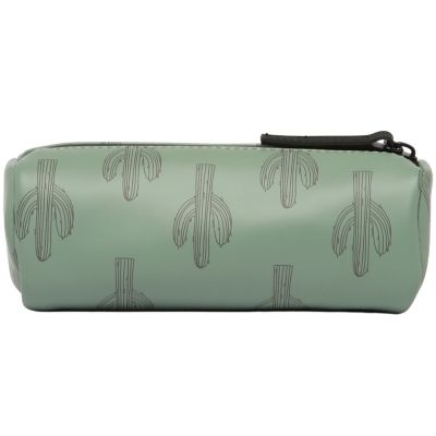 Trousse scolaire ronde Green Cactus