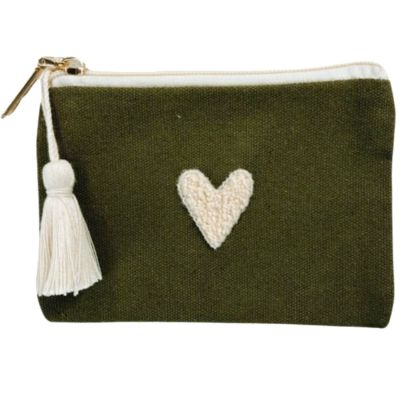 Porte-monnaie Love vert