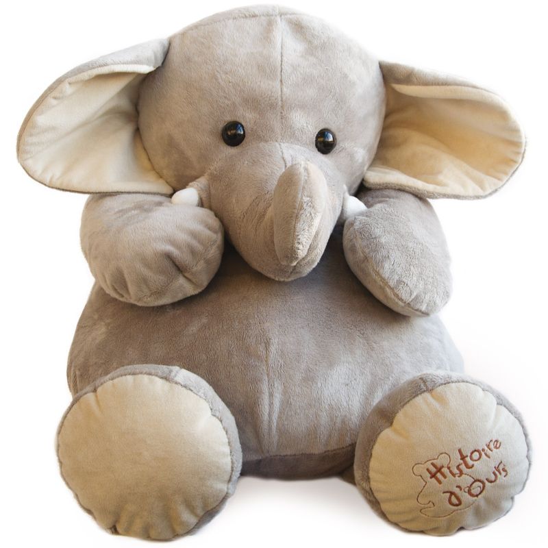 Peluche éléphant La savane (60 cm) Histoire d'Ours
