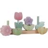 Puzzle fleurs à empiler en bois FSC Fairy Garden  par Little Dutch