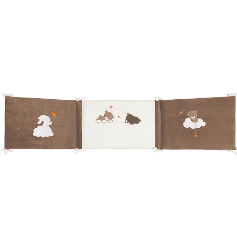 Tour de lit réversible Mia & Basile (pour lits 60 x 120 et 70 x 140 cm) Nattou