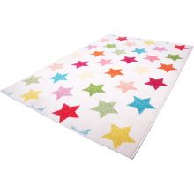 Tapis enfant Holly étoiles multicolores (120 x 170 cm)  par Nattiot