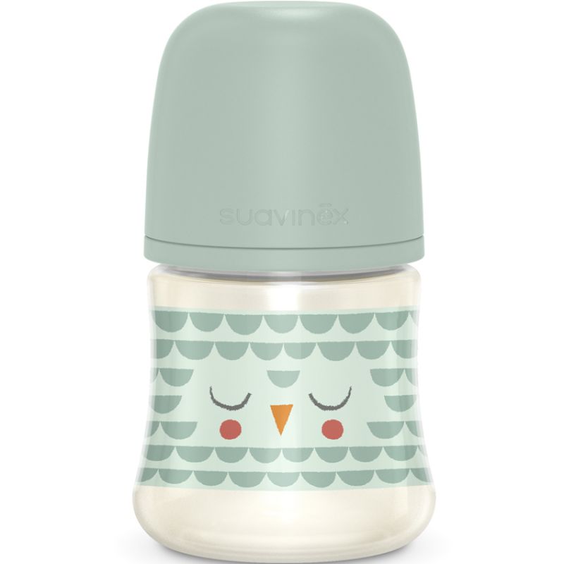 Biberon tétine SXPro S Bonhomia vert d'eau (150 ml) Suavinex