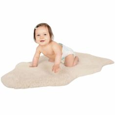 Peau d'agneau blanche (80-90 cm)