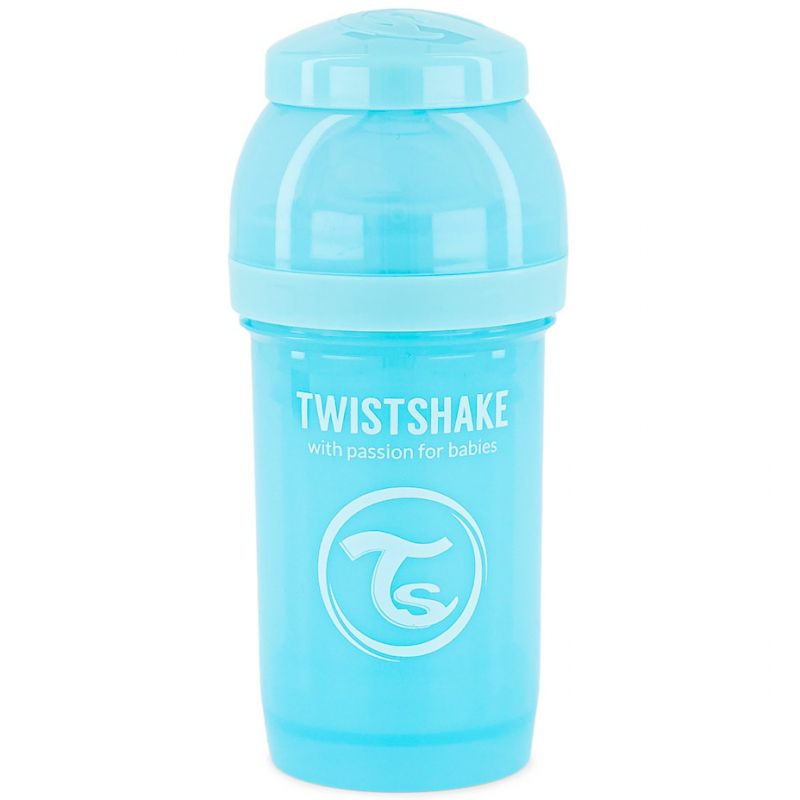 Biberon anti-colique bleu pastel (180 ml) Twistshake