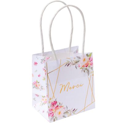 Lot de 6 sacs cadeaux Merci Aquarelle Impasse des Amours