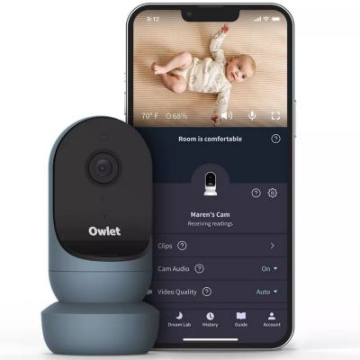 Babyphone audio avec vidéo Owlet Cam 2 Bedtime blue