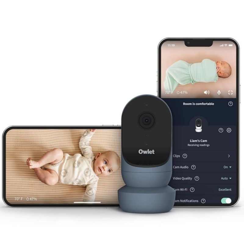 Babyphone audio avec vidéo Owlet Cam 2 Bedtime blue Owlet Produit 3