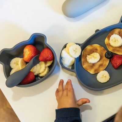 Set bol à ventouse et cuillère en silicone Koala