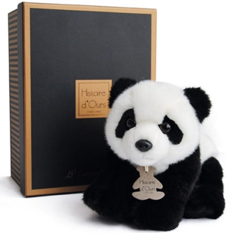 Coffret peluche panda Prestige (20 cm) Histoire d'Ours
