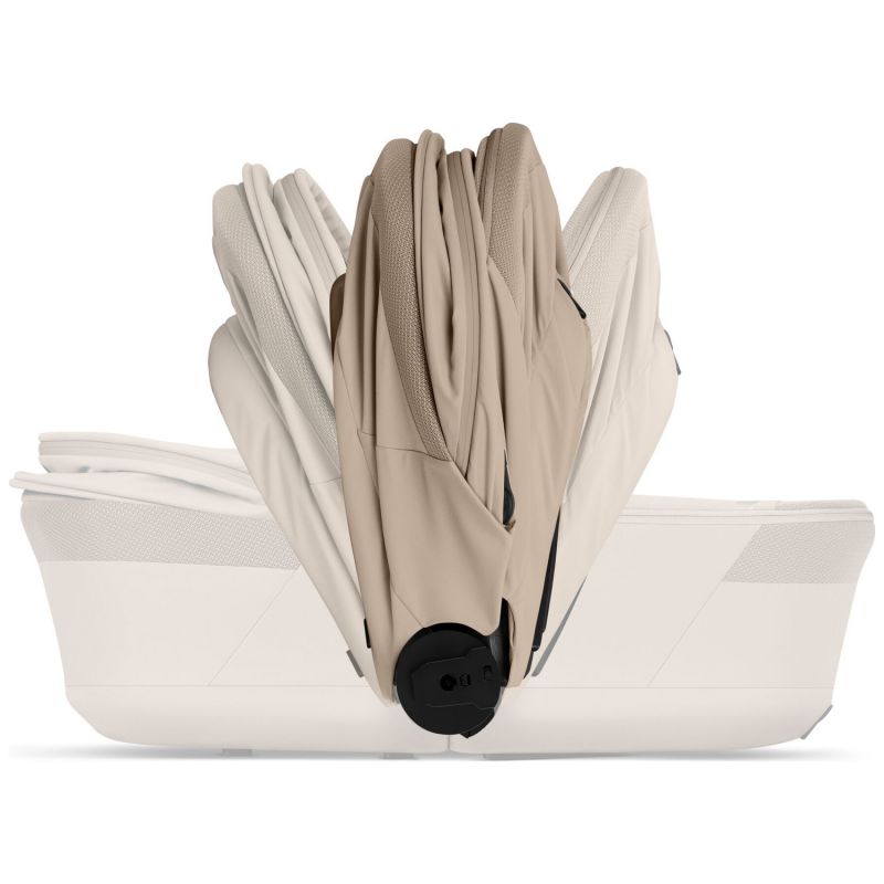 Poussette tout-terrain Talos S 2026 avec nacelle pliable Almond Beige Cybex Produit 9