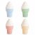 Variation Multicolore du produit Lot de 4 jouets de bain Ice Cream de la marque Mushie