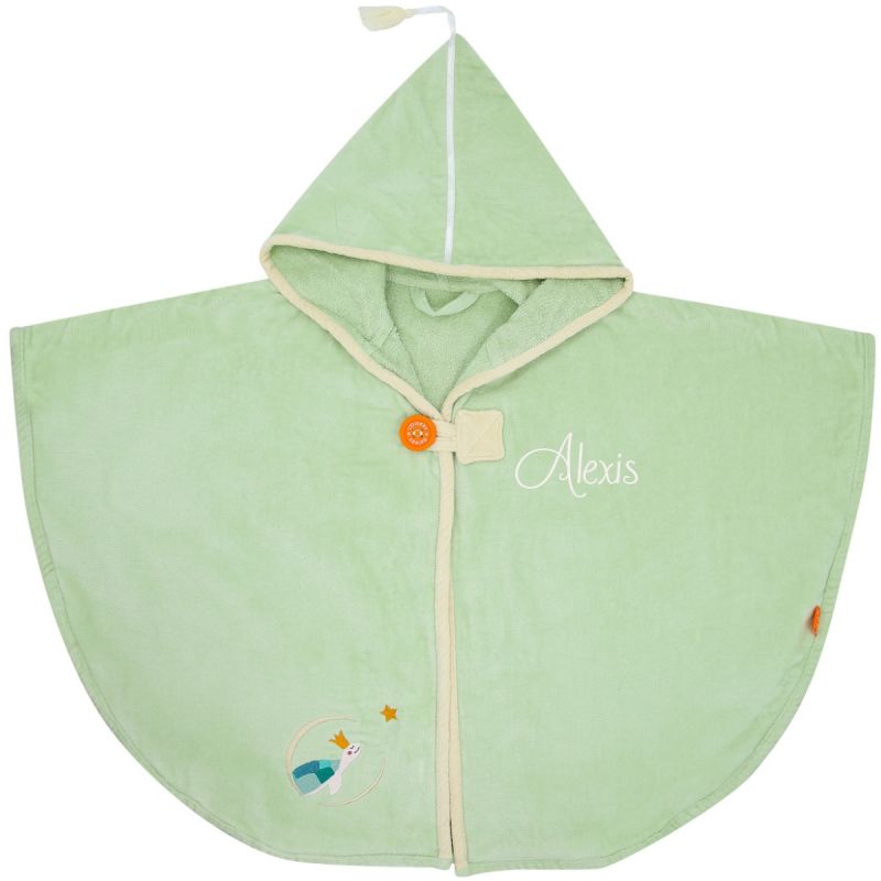 Poncho de bain tortue menthalo personnalisable (0-5 ans) L'oiseau bateau Produit 2